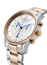 Romanson Silver Gold Men Watch TM3BS011HMJWH