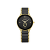 Romanson 33 mm Black Ceramic Sapphire Glass for Women | TM4236CLGBK