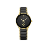 Romanson 33 mm Black Ceramic Sapphire Glass for Women | TM4236CLGBK