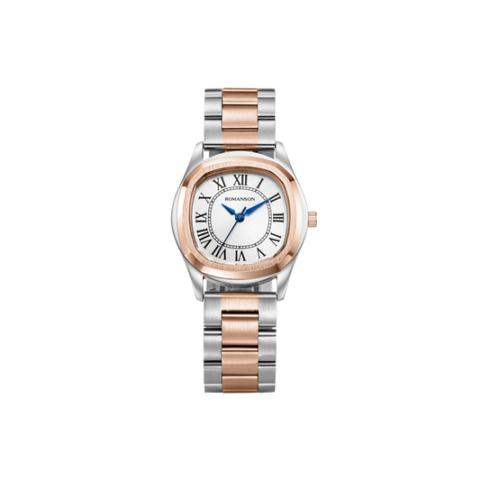 Romanson Quartz White Women's Watch TM5BF012LLJWH