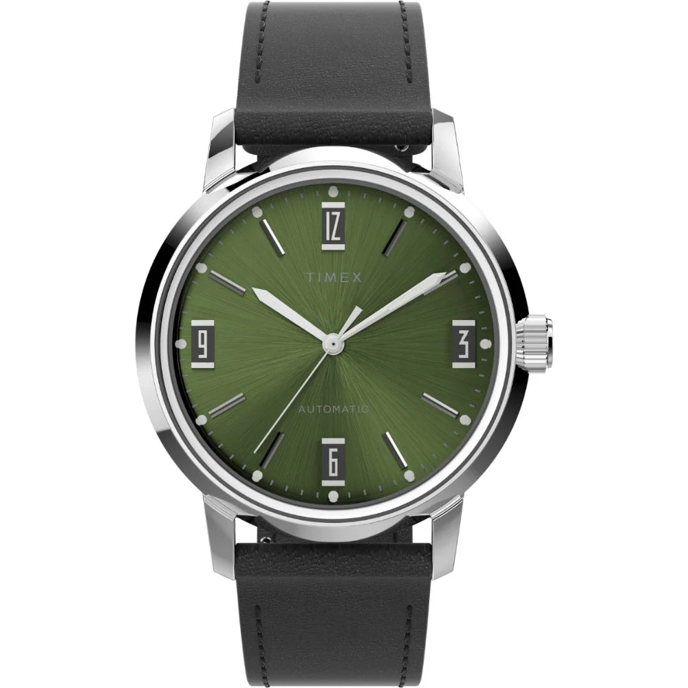 Timex Marlin Automatic Green Dial Men's Watch TW2V44600U9