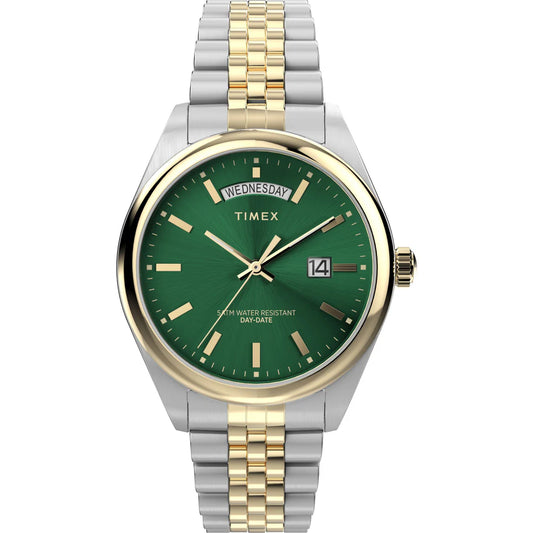 TIMEX Legacy Green Dial Multicolor Stainless Steel Men Watch TW2W42800UJ