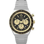 Timex Unisex Black Dial Analogue Watch TW2W64200UJ