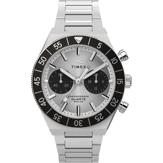 Timex Q Silver Dial Men Analog Watch TW2Y55800IK