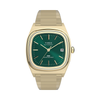Timex Automatic 1983 E Line Green Dial Golden Mens Watch TW2Y67700