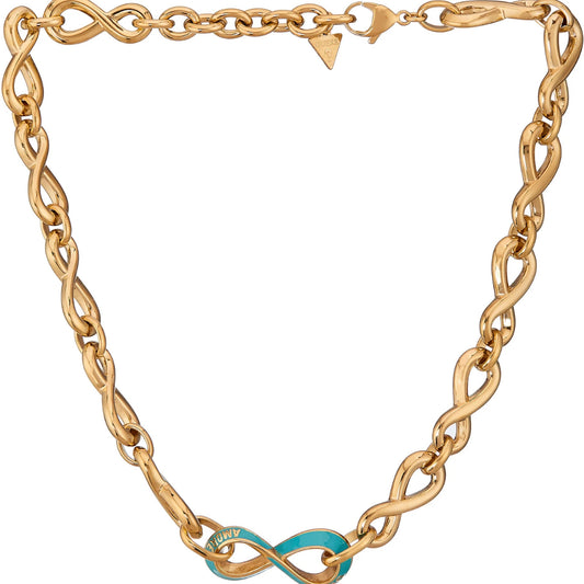 GUESS Amore Gold-Plated Women's Necklace UBN05043YGLB