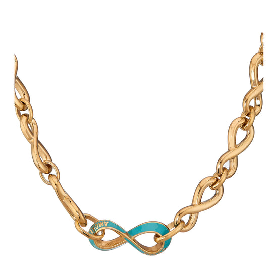 GUESS Amore Gold-Plated Women's Necklace UBN05043YGLB
