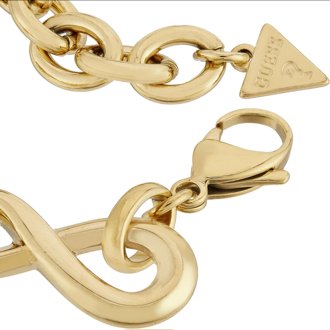 GUESS Amore Gold-Plated Women's Necklace UBN05043YGLB