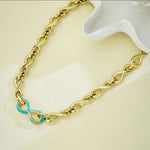 GUESS Amore Gold-Plated Women's Necklace UBN05043YGLB