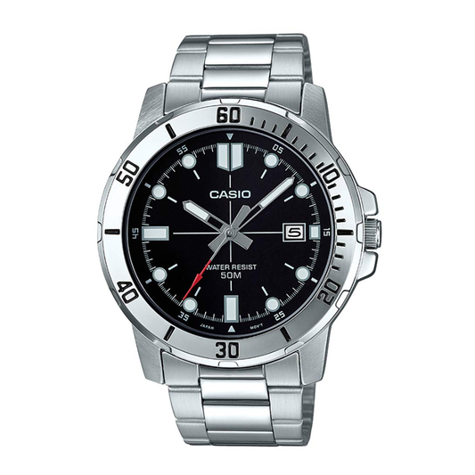 Casio Enticer Black Dial Men Watch A1362 MTP-VD01D-1EVUDF
