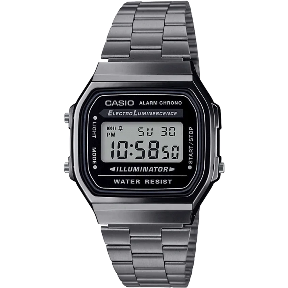 Casio Vintage Series Black Unisex Watch D181 A168WGG-1ADF