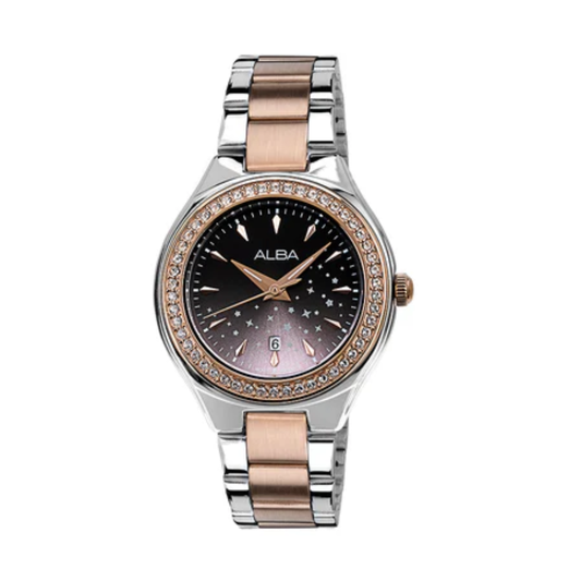 Alba Stardust Elegance Black Dial Women's Watch AH7ET6X1