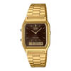 Casio Vintage Brown Dial Unisex Analog-Digital Watch D369 AQ-230GA-5AMQYDF