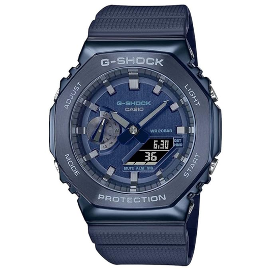 Casio G-Shock Dark Blue IP Blue Men's Watch G1162 GM-2100N-2ADR