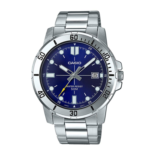 Casio Enticer Silver Men's Watch A1364 MTP-VD01D-2EVUDF