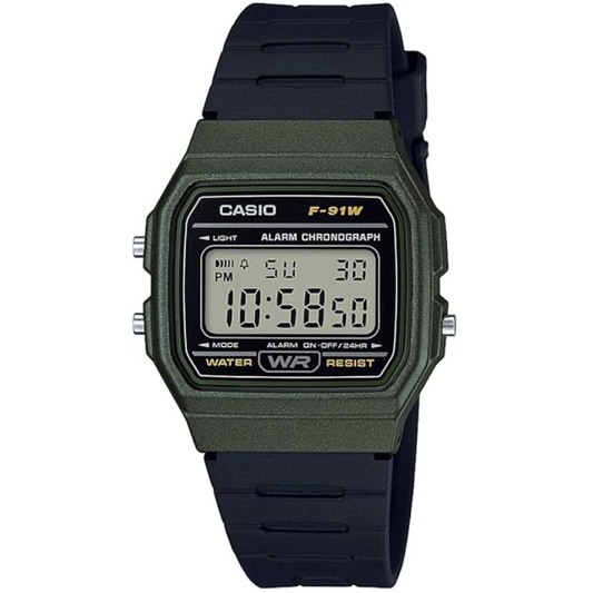 Casio Youth Black Unisex Watch D248 F-91WM-3ADF