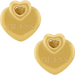 GUESS Crazy In Love Gold-Plated Women's Stud Earrings UBE05218YG