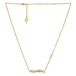GUESS Twist Gold-Plated Women's Necklace UBN05066YGRH
