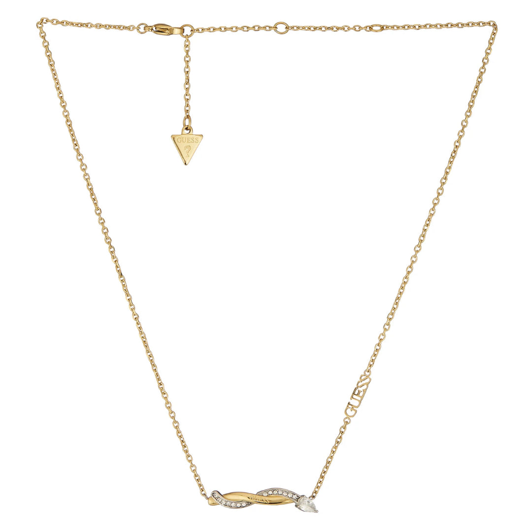 GUESS Twist Gold-Plated Women's Necklace UBN05066YGRH