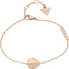 GUESS Steel Gold-plated Bracelet Jewellery UBB03036RGL