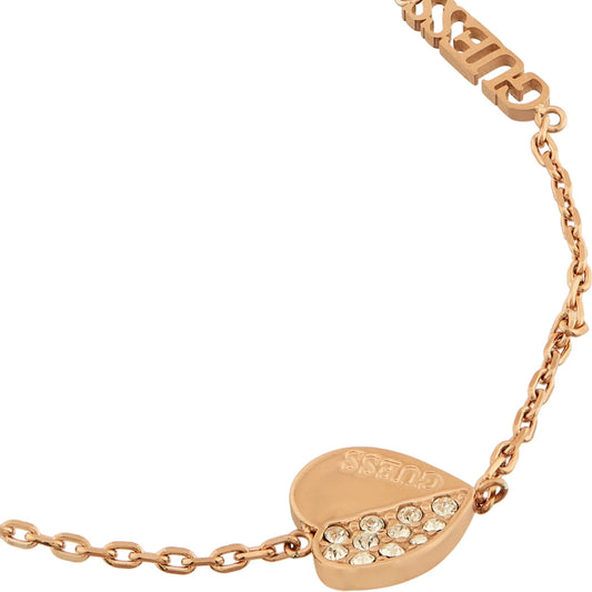 GUESS Steel Gold-plated Bracelet Jewellery UBB03036RGL