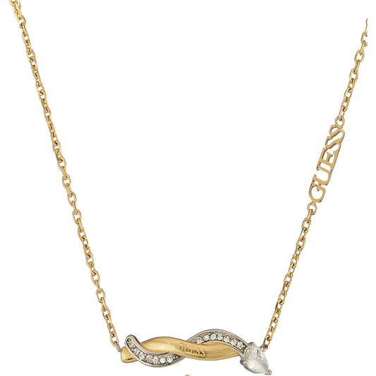 GUESS Twist Gold-Plated Women's Necklace UBN05066YGRH