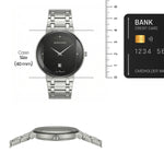 Romanson Classic Silver Men Watch TM5BF919MMWBK