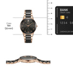 Romanson Gold Black Men Watch TM4236LLWBK