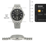 Romanson Silver Men Watch TM3BS190MMWBK