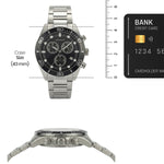 Romanson Classic Silver Men Watch TM6BS203FMWBK