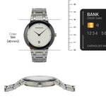 Romanson Classic Silver Men Watch TM5BF919MMWWH