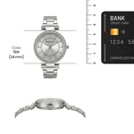 Romanson Classic Silver Women Watch RM6BS204TLWWH