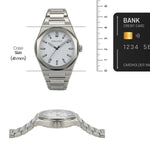 Romanson Silver Men Watch RM4BS004MWLBU