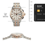 Romanson Classic Silver & Gold Men Watch PA5BF521HMJWH
