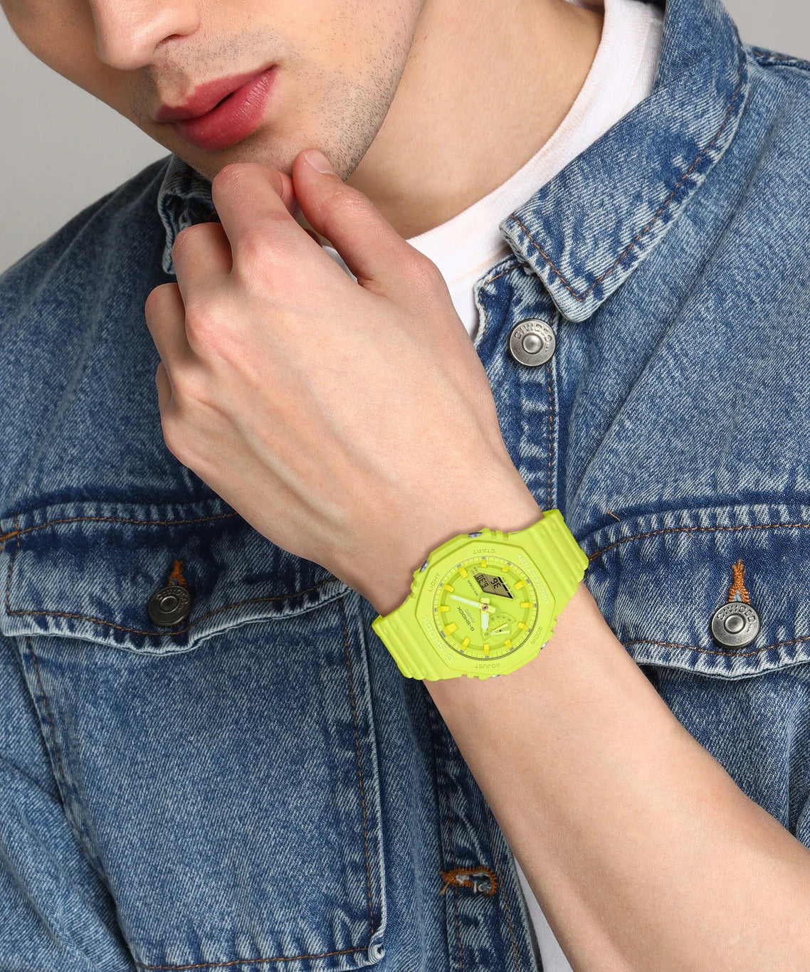 Casio G-Shock Yellow Men's Watch G1523 GA-2100-9A9DR