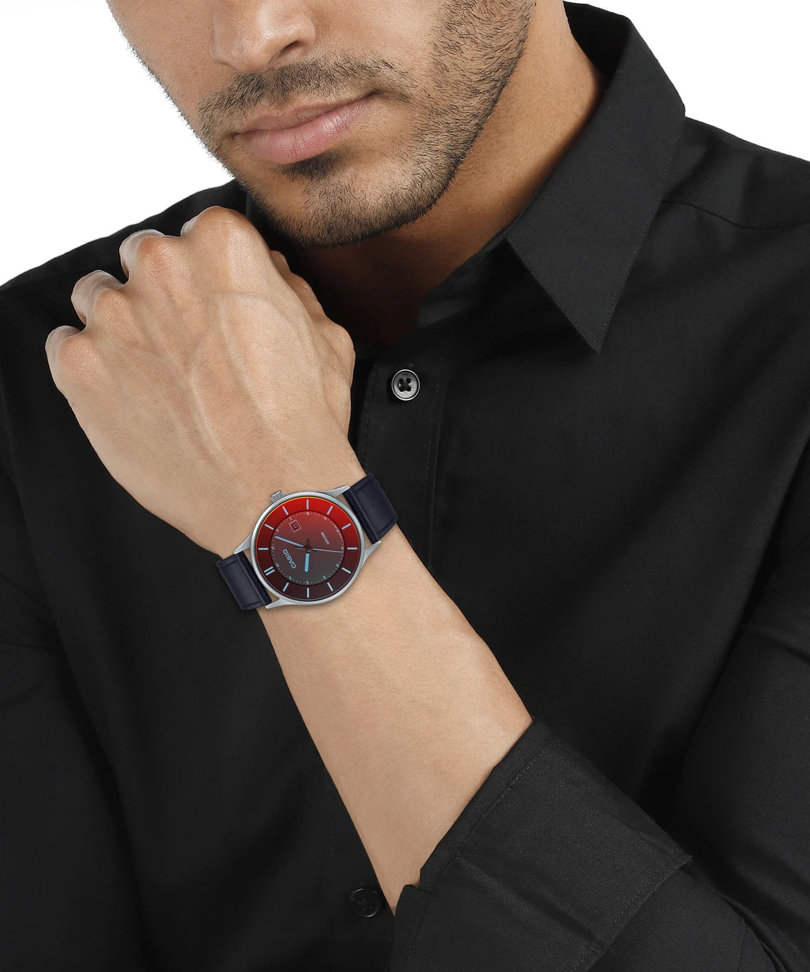 Casio Enticer Analog Red Dial Men’s Watch – MTP-E605L-1EVDF (A2112)