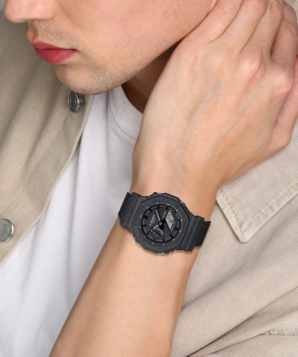 Casio G-Shock Black Men Watch G1524 GA-2100BCE-1ADR