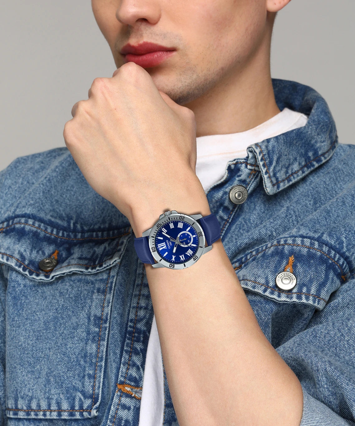 Casio Enticer Blue Men Watch A2073 MTP-VD200L-2BUDF