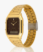 Casio Vintage Brown Dial Unisex Analog-Digital Watch D369 AQ-230GA-5AMQYDF