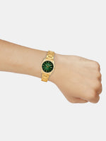 Casio Enticer Green Dial Men Watch A2374 MTP-1302PGC-3AVEF