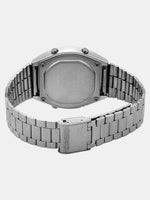 CASIO Vintage Black Silver Unisex Watch Digital Watch D129 B640WD-1AVDF