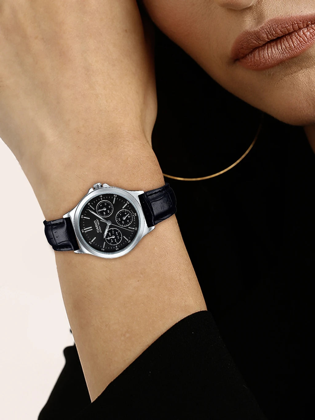 Casio Enticer Black Women Watch A1149 LTP-V300L-1AUDF