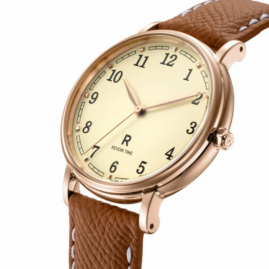 Romanson Classic Brown Men Watch TL6BS004MMW IVORY